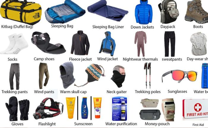 Kilimanjaro Gear List